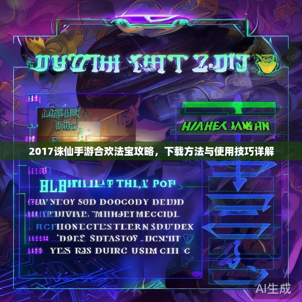 2017诛仙手游合欢法宝攻略，下载方法与使用技巧详解