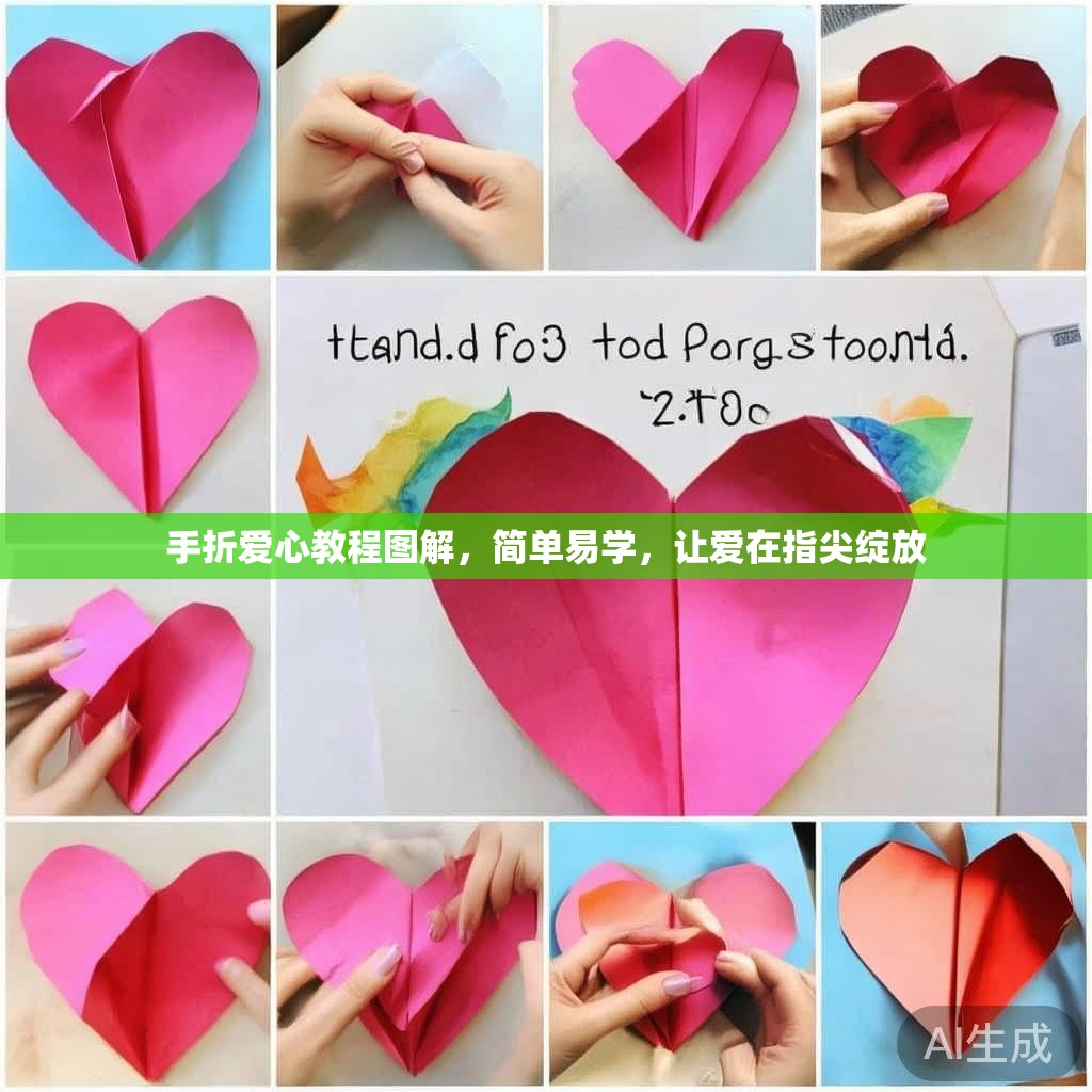 手折爱心教程图解,简单易学,让爱在指尖绽放 手折爱心教程图解,简单易学,让爱在指尖绽放