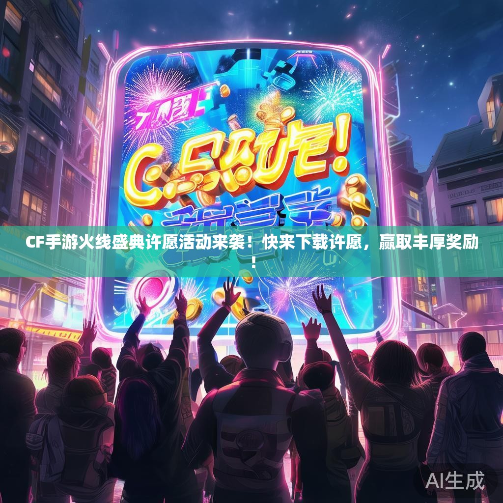 CF手游火线盛典许愿活动来袭!快来下载许愿,赢取丰厚奖励! CF手游火线盛典许愿活动来袭!快来下载许愿,赢取丰厚奖励!