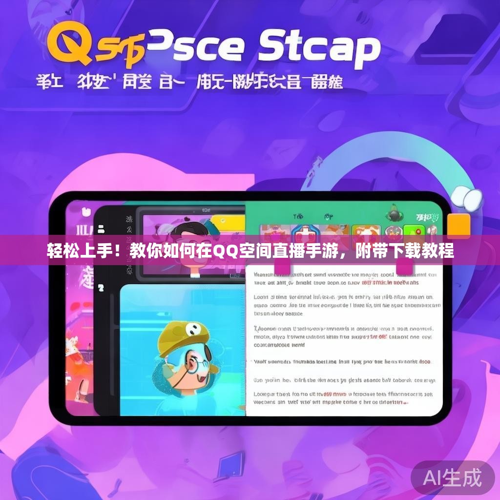 轻松上手！教你如何在QQ空间直播手游，附带下载教程