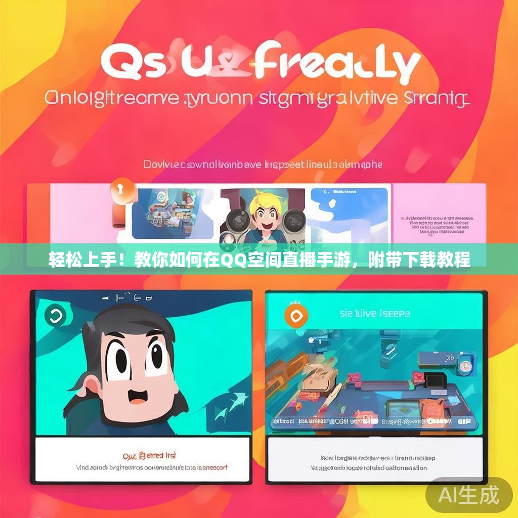 轻松上手！教你如何在QQ空间直播手游，附带下载教程