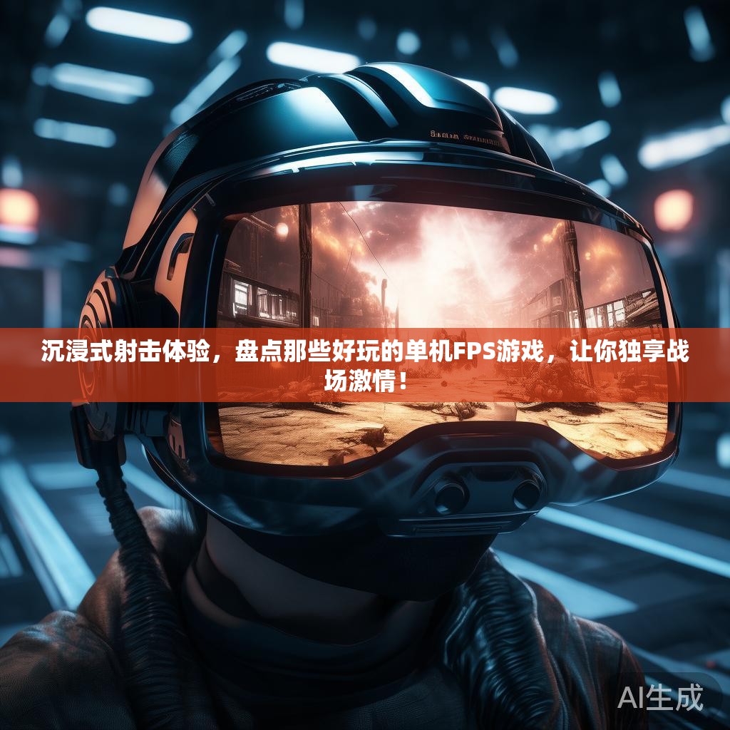 沉浸式射击体验,盘点那些好玩的单机FPS游戏,让你独享战场激情! 沉浸式射击体验,盘点那些好玩的单机FPS游戏,让你独享战场激情!