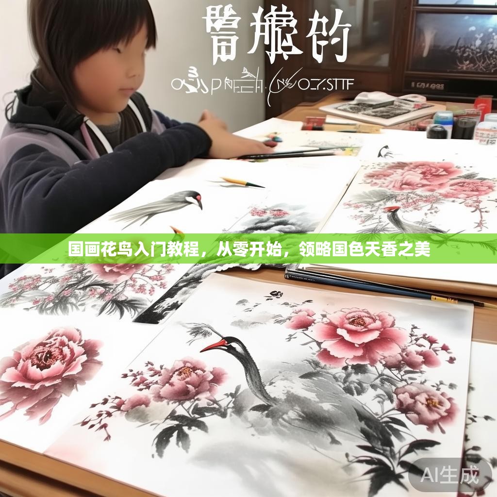 国画花鸟入门教程，从零开始，领略国色天香之美