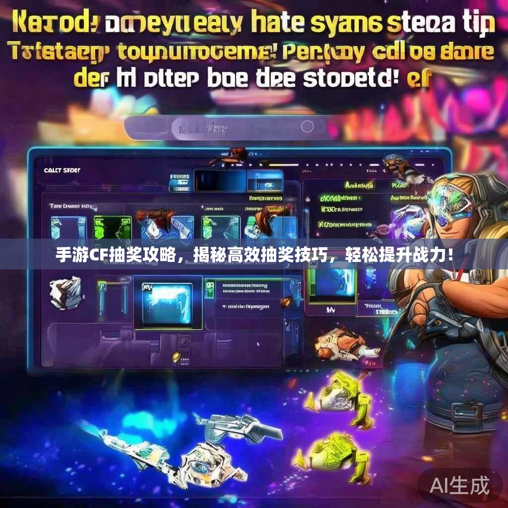 手游CF抽奖攻略,揭秘高效抽奖技巧,轻松提升战力! 手游CF抽奖攻略,揭秘高效抽奖技巧,轻松提升战力!