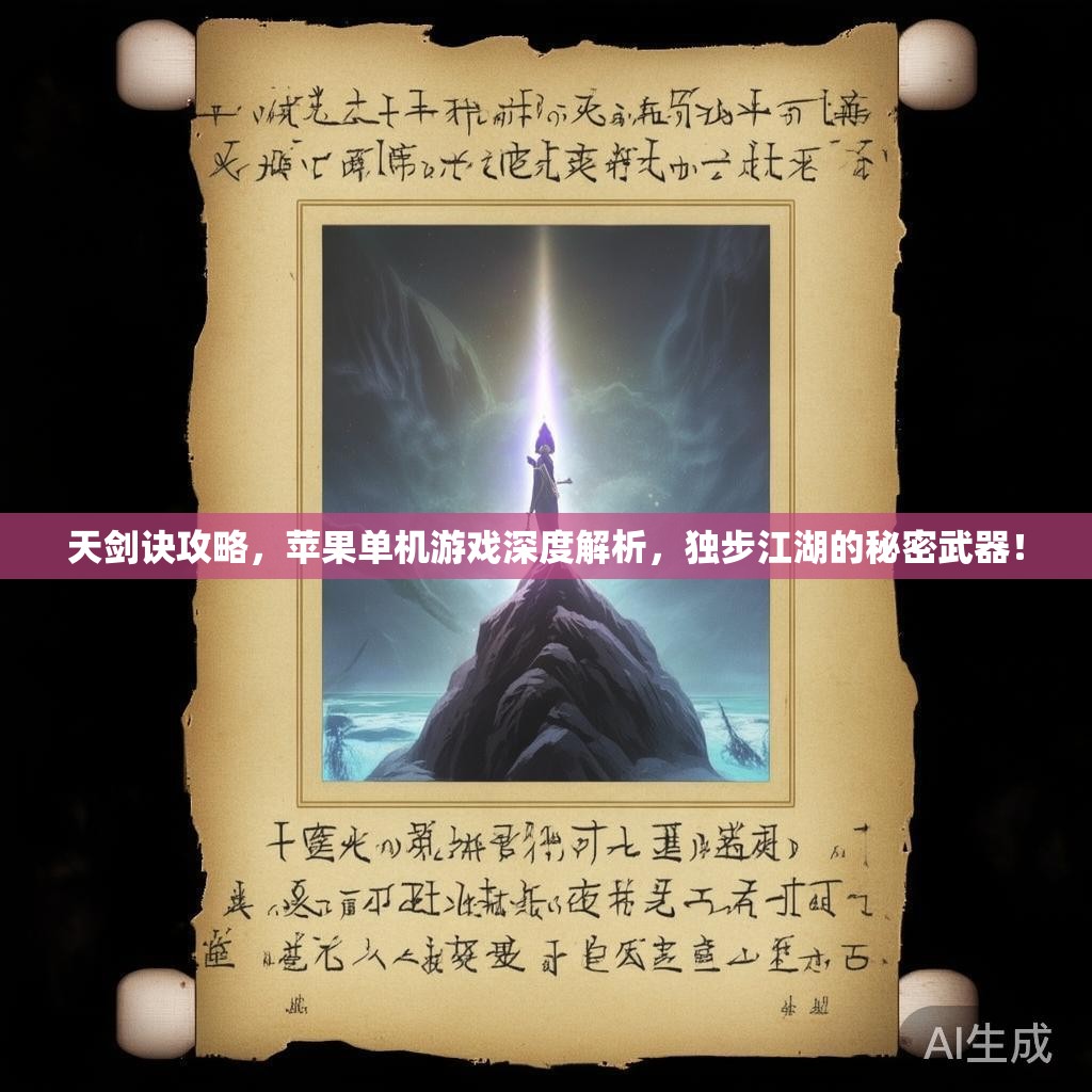 天剑诀攻略,苹果单机游戏深度解析,独步江湖的秘密武器! 天剑诀攻略,苹果单机游戏深度解析,独步江湖的秘密武器!