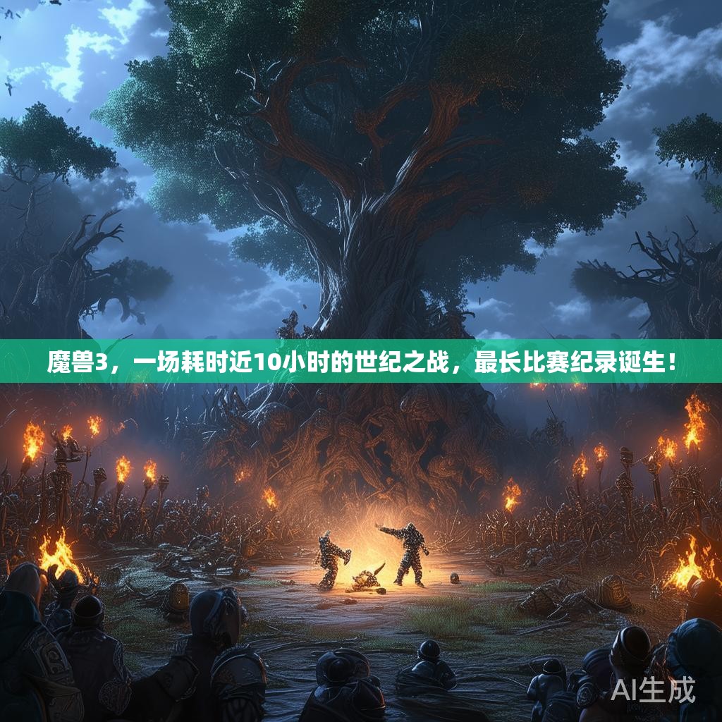 魔兽3,一场耗时近10小时的世纪之战,最长比赛纪录诞生! 魔兽3,一场耗时近10小时的世纪之战,最长比赛纪录诞生!