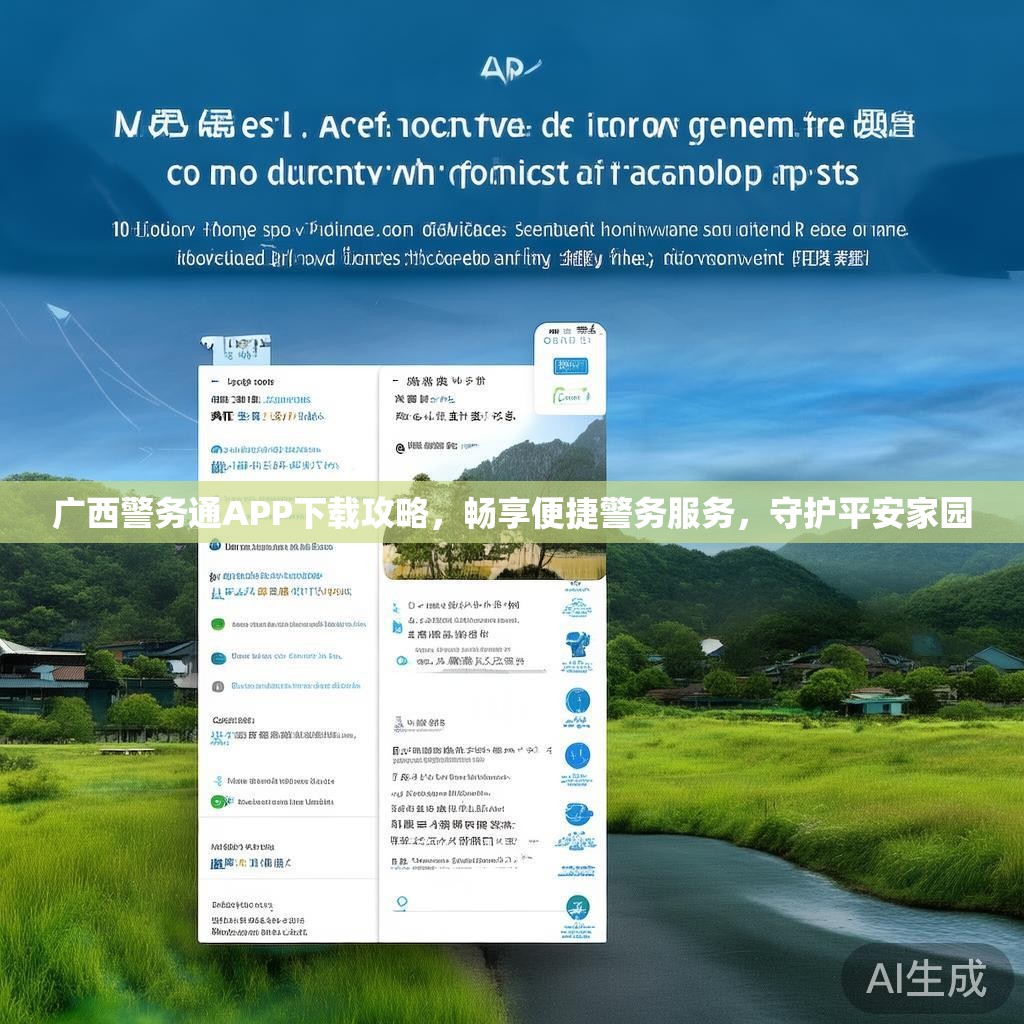 广西警务通APP下载攻略,畅享便捷警务服务,守护平安家园 广西警务通APP下载攻略,畅享便捷警务服务,守护平安家园
