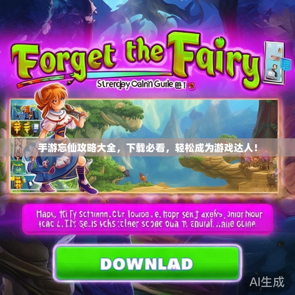 手游忘仙攻略大全，下载必看，轻松成为游戏达人！