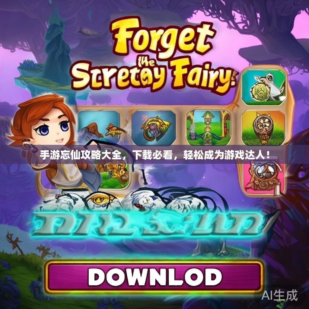 手游忘仙攻略大全，下载必看，轻松成为游戏达人！