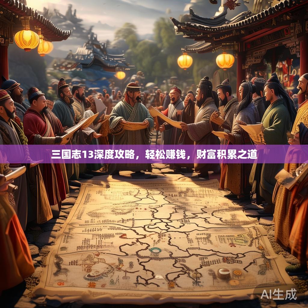 三国志13深度攻略，轻松赚钱，财富积累之道