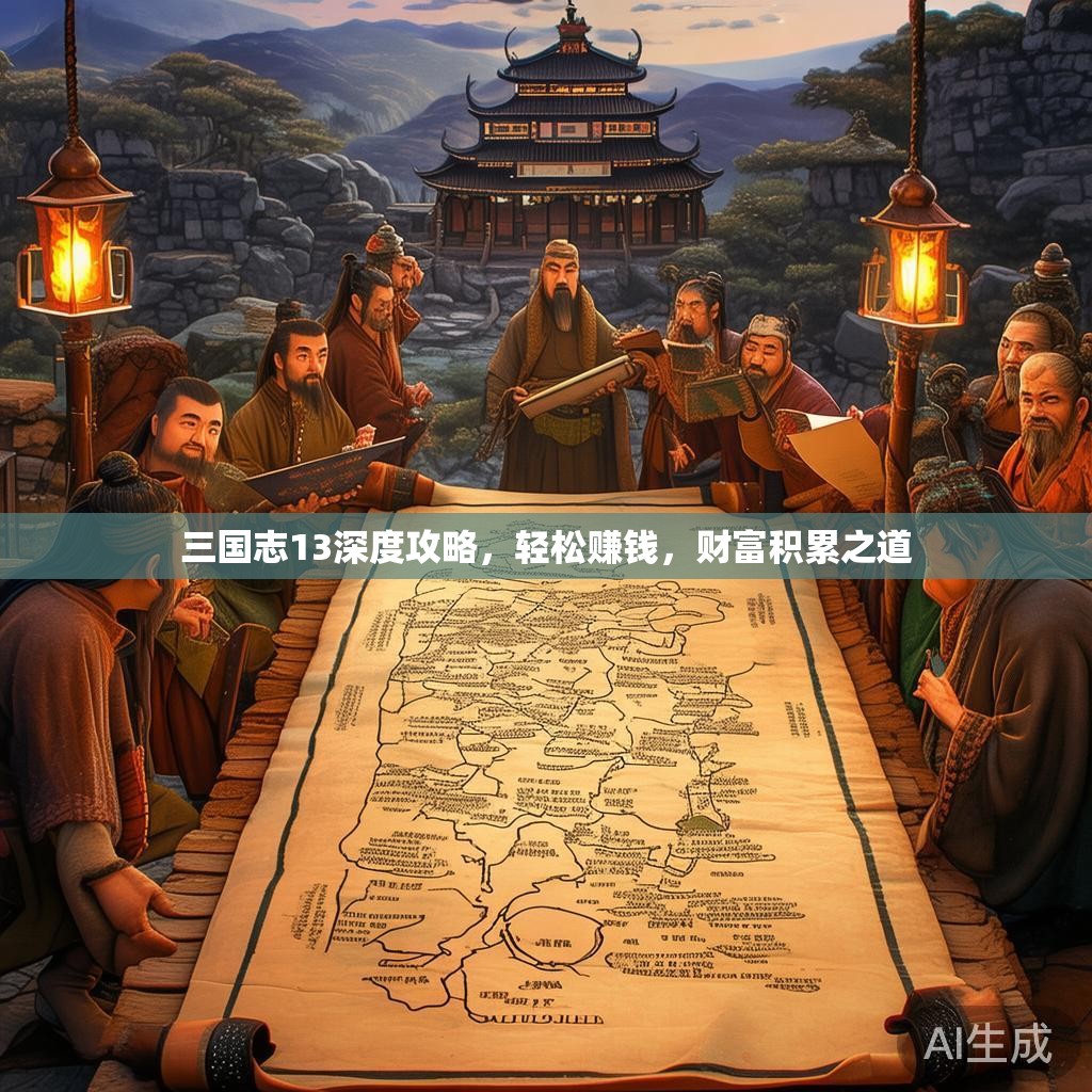 三国志13深度攻略，轻松赚钱，财富积累之道