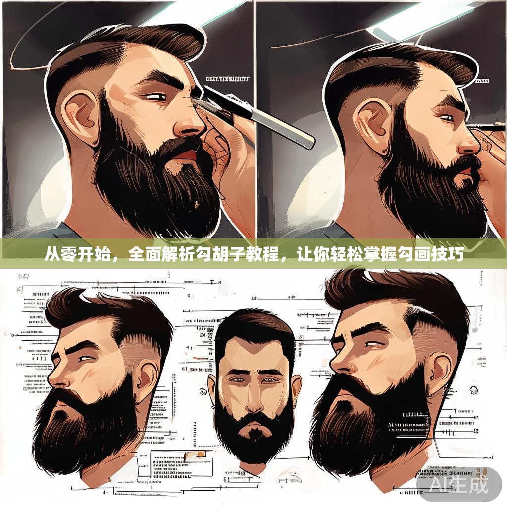 从零开始,全面解析勾胡子教程,让你轻松掌握勾画技巧 从零开始,全面解析勾胡子教程,让你轻松掌握勾画技巧