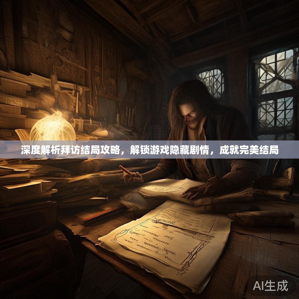 深度解析拜访结局攻略，解锁游戏隐藏剧情，成就完美结局