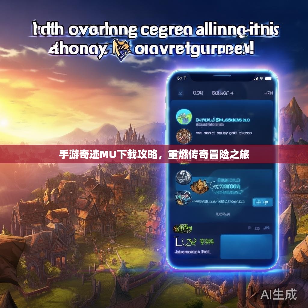 手游奇迹MU下载攻略，重燃传奇冒险之旅