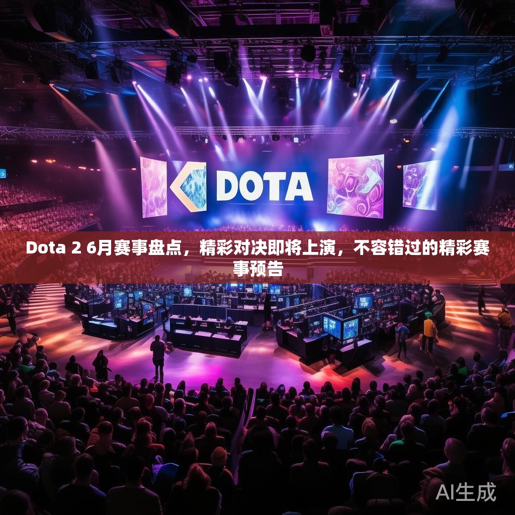 Dota 2 6月赛事盘点，精彩对决即将上演，不容错过的精彩赛事预告