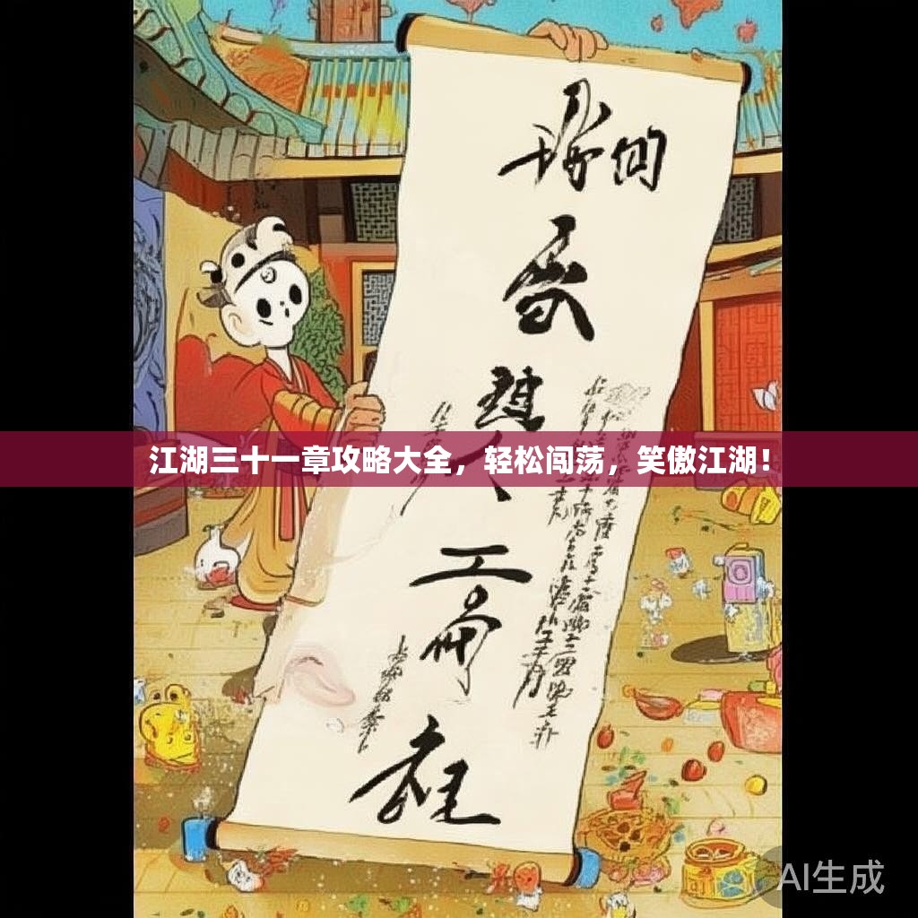 江湖三十一章攻略大全,轻松闯荡,笑傲江湖! 江湖三十一章攻略大全,轻松闯荡,笑傲江湖!