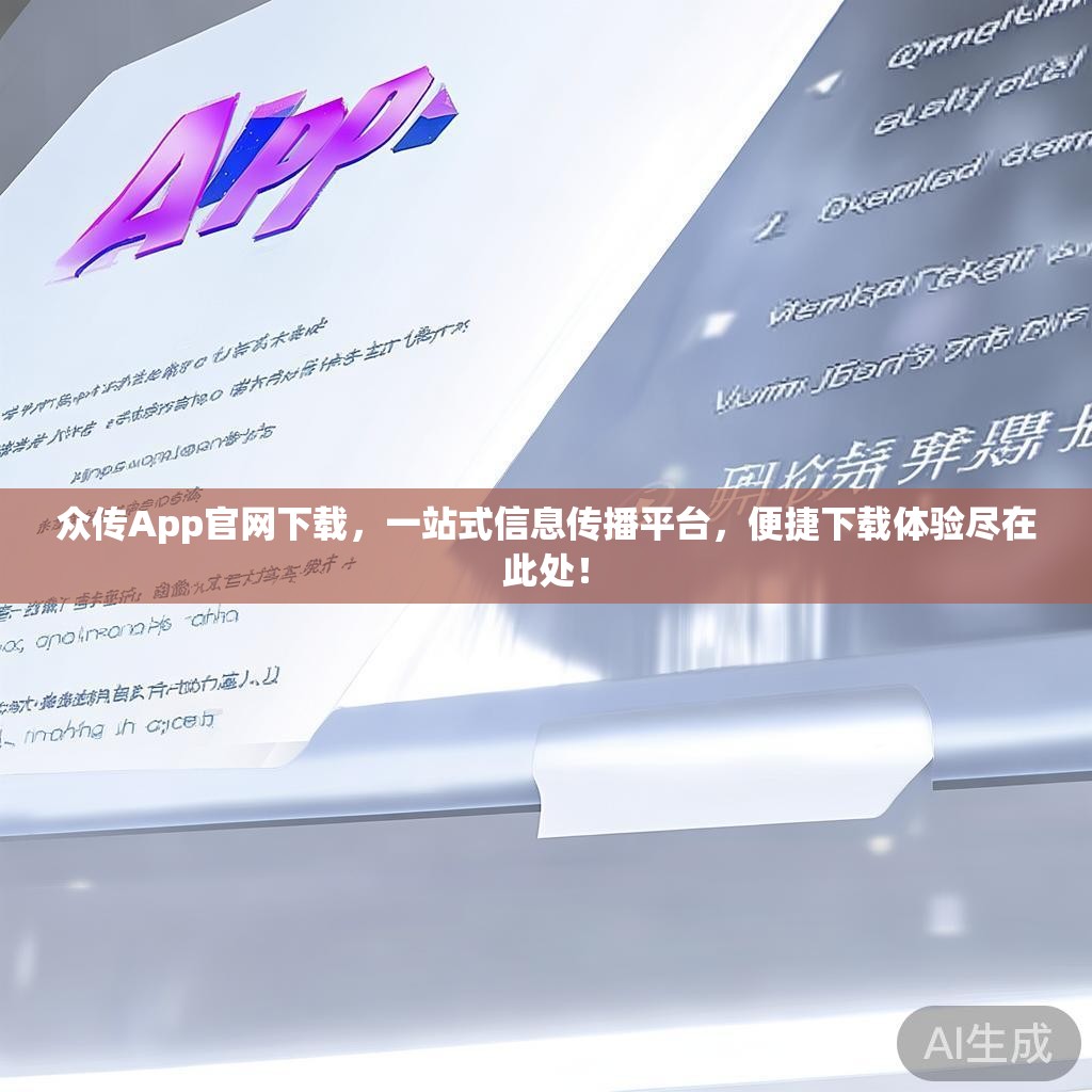 众传App官网下载,一站式信息传播平台,便捷下载体验尽在此处! 众传App官网下载,一站式信息传播平台,便捷下载体验尽在此处!