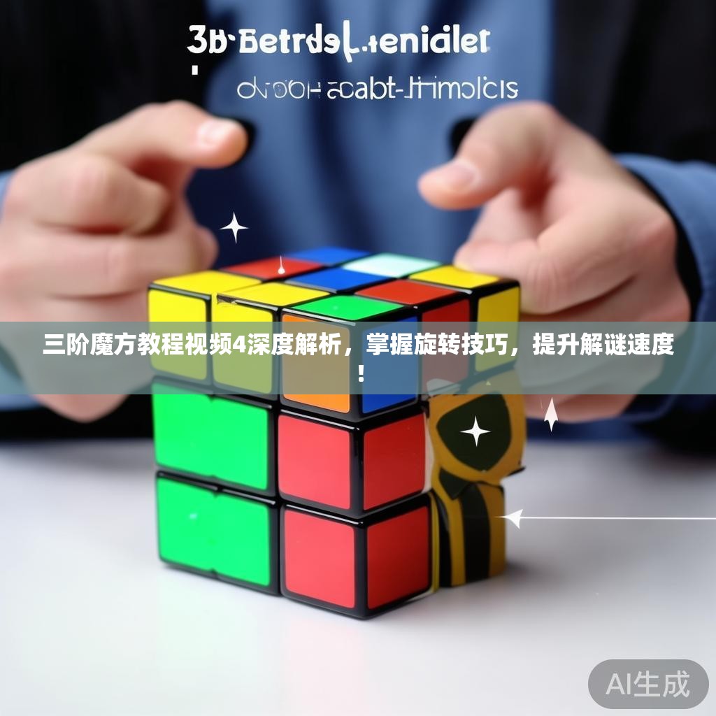 三阶魔方教程视频4深度解析，掌握旋转技巧，提升解谜速度！