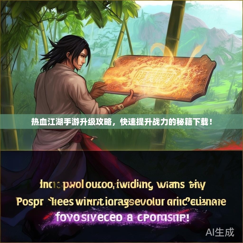 热血江湖手游升级攻略，快速提升战力的秘籍下载！