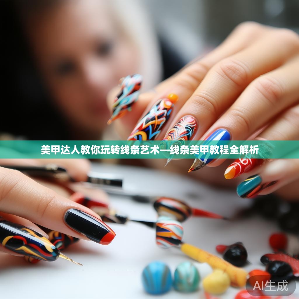 美甲达人教你玩转线条艺术—线条美甲教程全解析