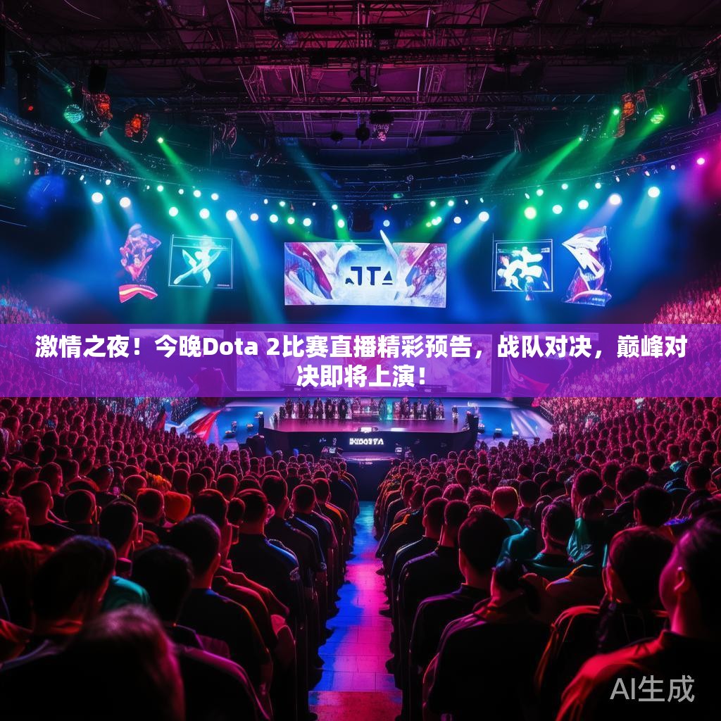 激情之夜！今晚Dota 2比赛直播精彩预告，战队对决，巅峰对决即将上演！