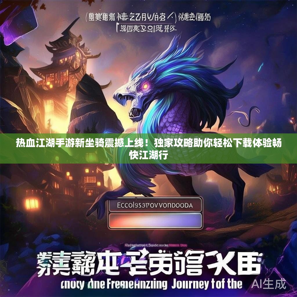 热血江湖手游新坐骑震撼上线！独家攻略助你轻松下载体验畅快江湖行
