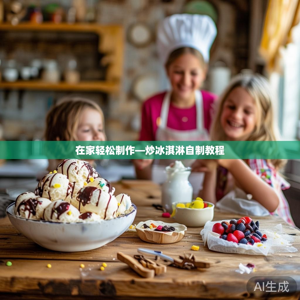 在家轻松制作—炒冰淇淋自制教程
