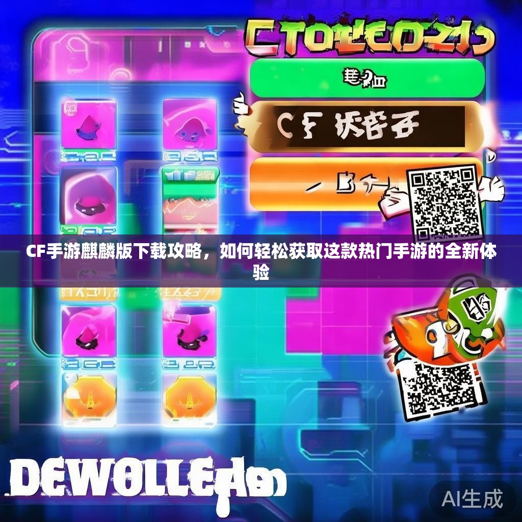 CF手游麒麟版下载攻略,如何轻松获取这款热门手游的全新体验 CF手游麒麟版下载攻略,如何轻松获取这款热门手游的全新体验