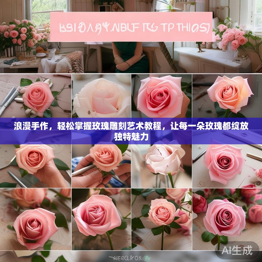 浪漫手作，轻松掌握玫瑰雕刻艺术教程，让每一朵玫瑰都绽放独特魅力