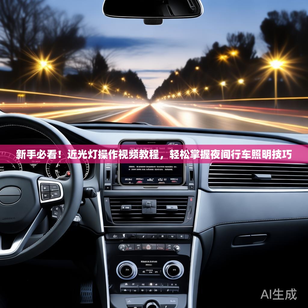 新手必看！近光灯操作视频教程，轻松掌握夜间行车照明技巧