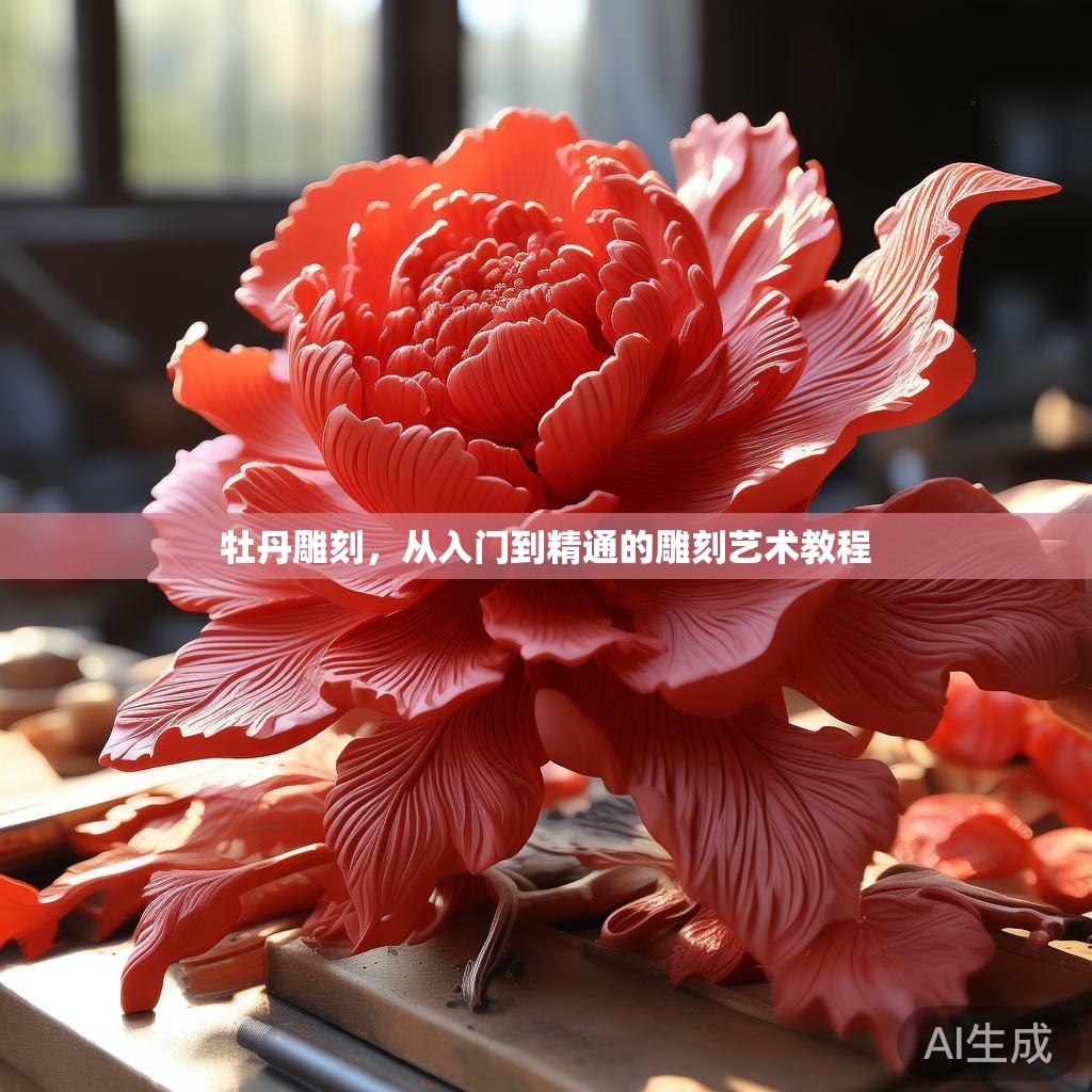 牡丹雕刻，从入门到精通的雕刻艺术教程