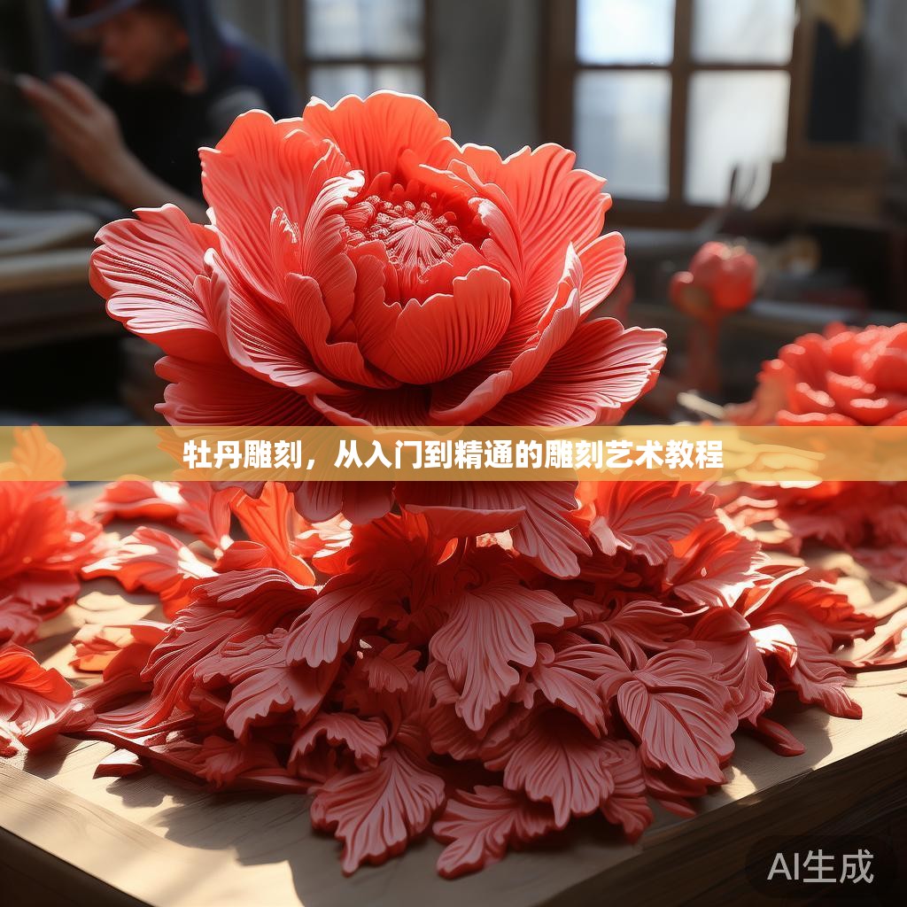 牡丹雕刻，从入门到精通的雕刻艺术教程