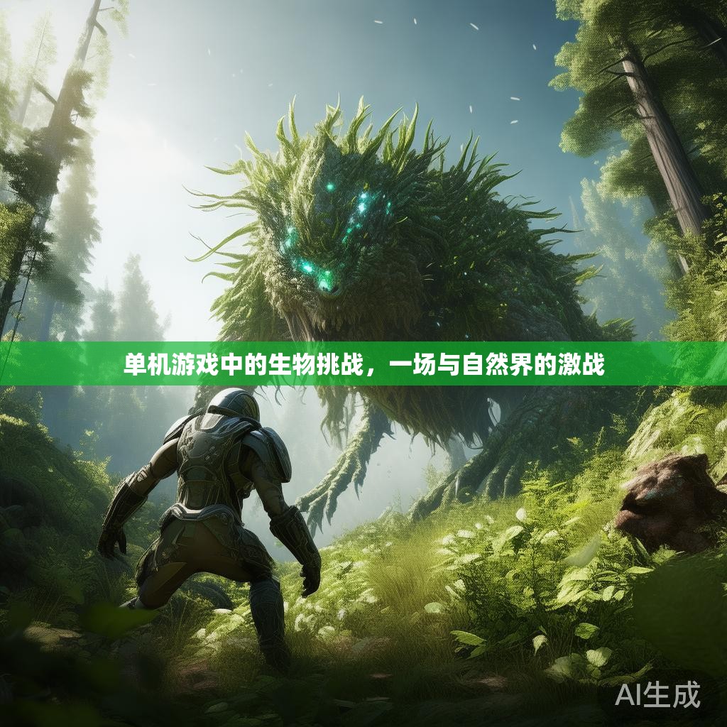 单机游戏中的生物挑战，一场与自然界的激战