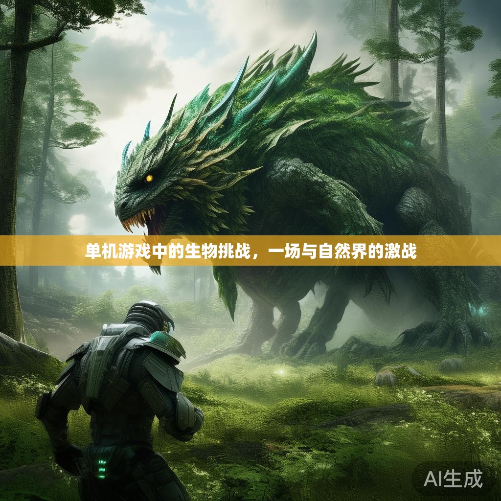 单机游戏中的生物挑战，一场与自然界的激战