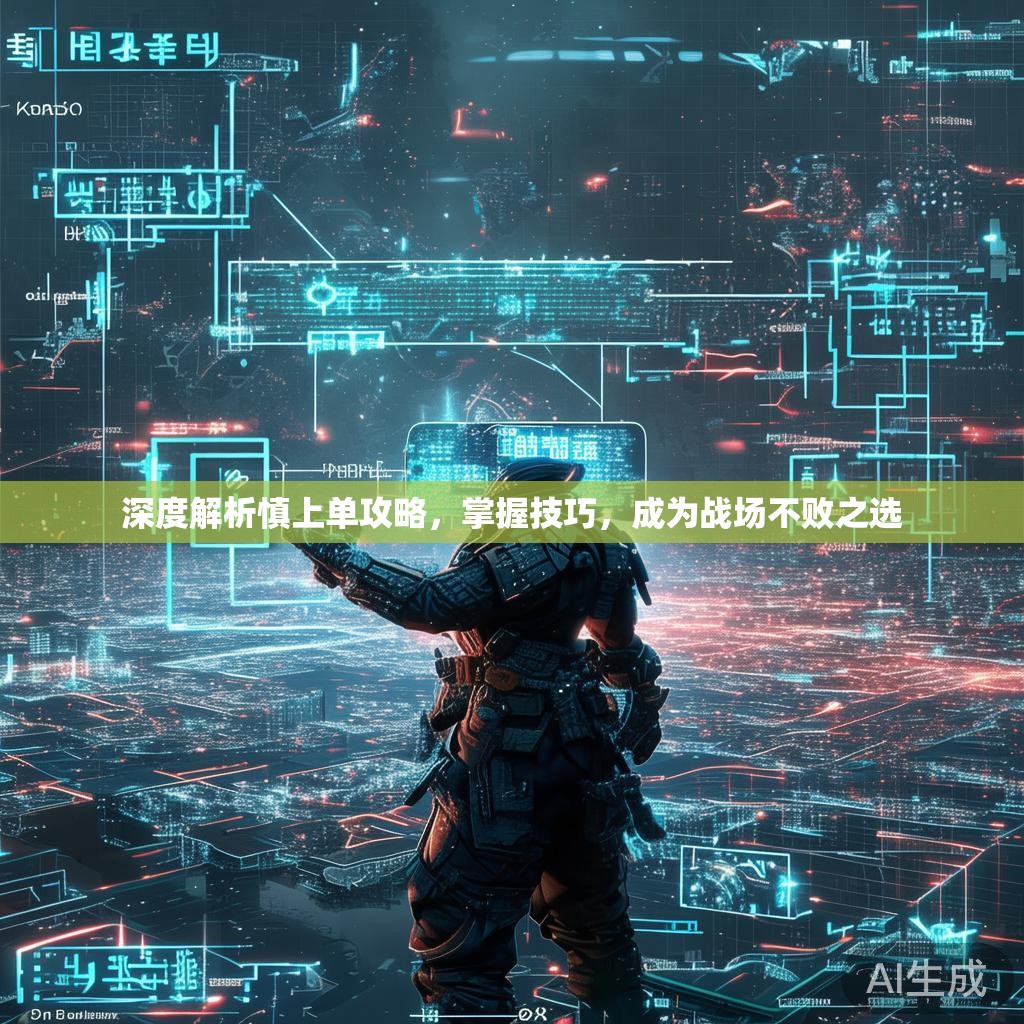 深度解析慎上单攻略，掌握技巧，成为战场不败之选