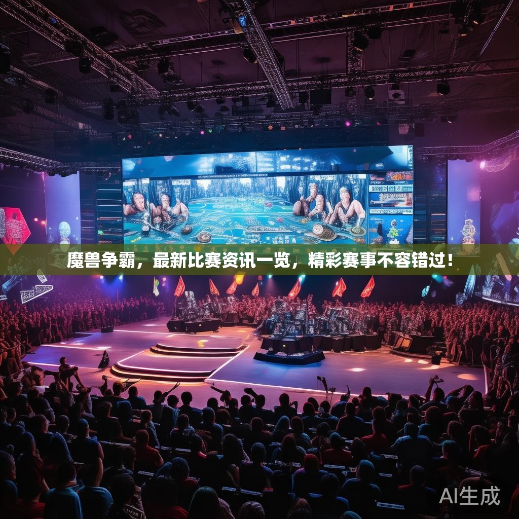 魔兽争霸，最新比赛资讯一览，精彩赛事不容错过！