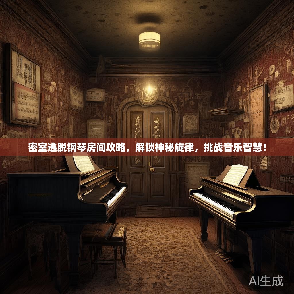 密室逃脱钢琴房间攻略，解锁神秘旋律，挑战音乐智慧！