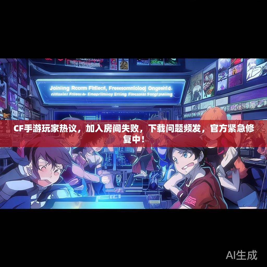 CF手游玩家热议，加入房间失败，下载问题频发，官方紧急修复中！