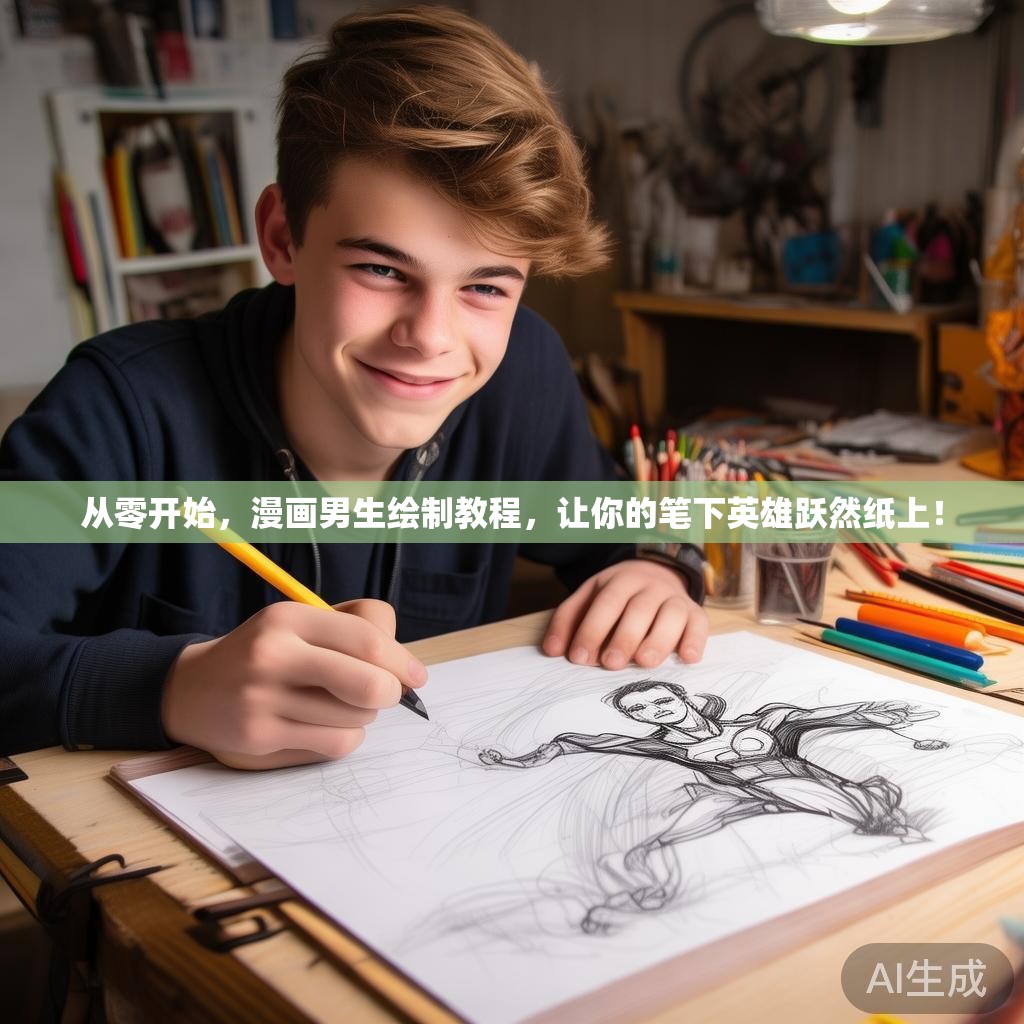 从零开始，漫画男生绘制教程，让你的笔下英雄跃然纸上！