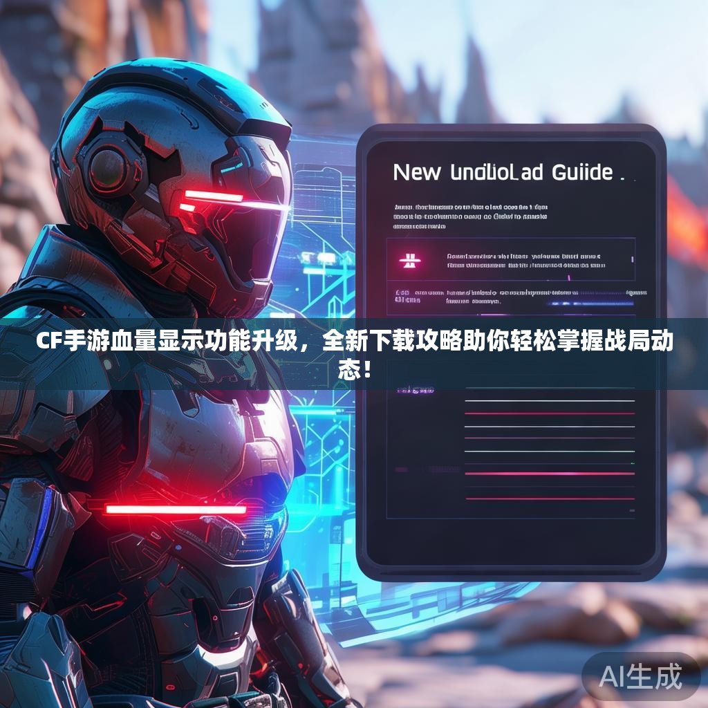 CF手游血量显示功能升级，全新下载攻略助你轻松掌握战局动态！