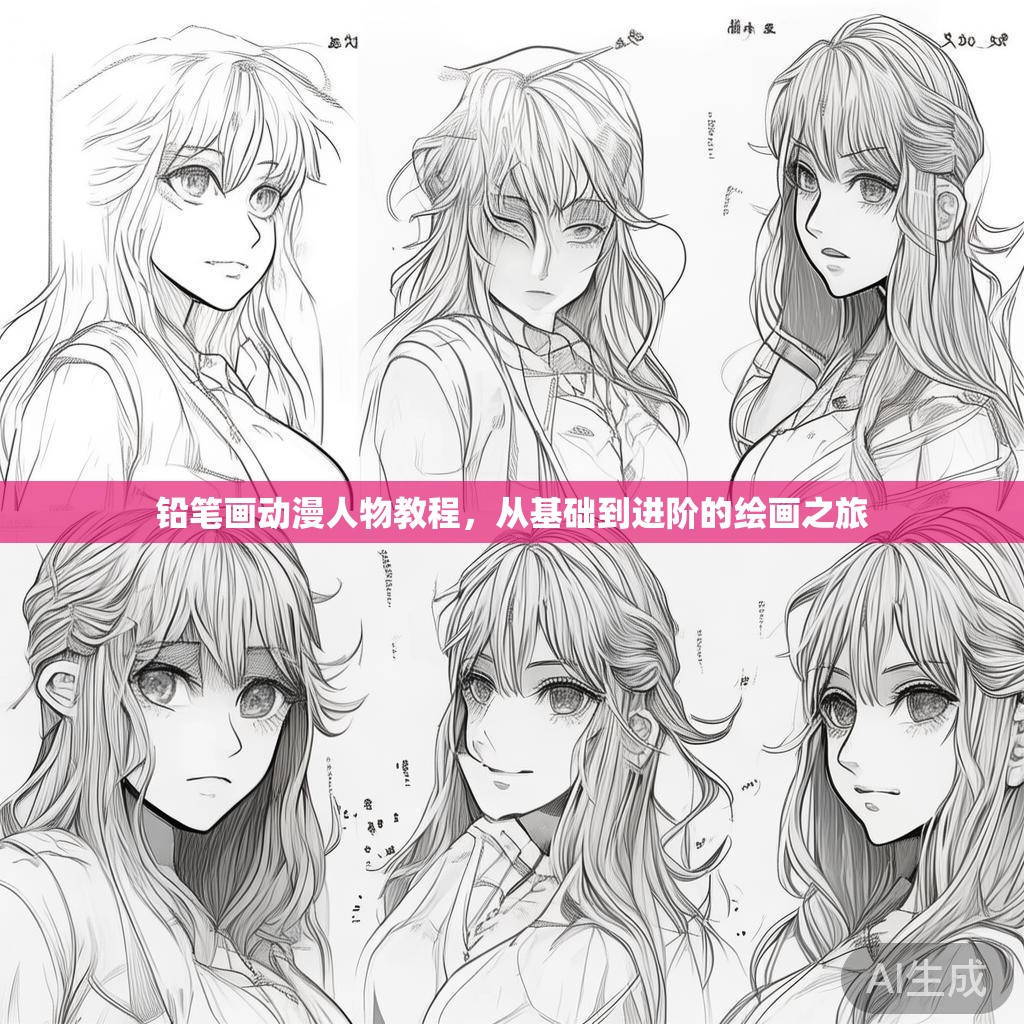 铅笔画动漫人物教程，从基础到进阶的绘画之旅
