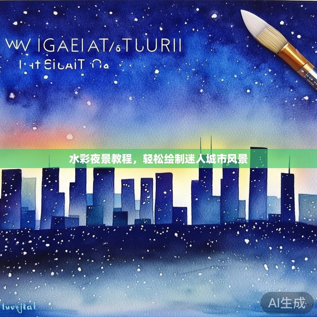 水彩夜景教程,轻松绘制迷人城市风景 水彩夜景教程,轻松绘制迷人城市风景