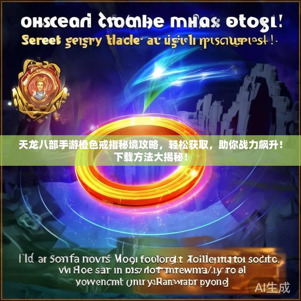 天龙八部手游橙色戒指秘境攻略，轻松获取，助你战力飙升！下载方法大揭秘！