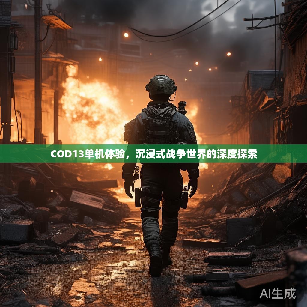COD13单机体验，沉浸式战争世界的深度探索