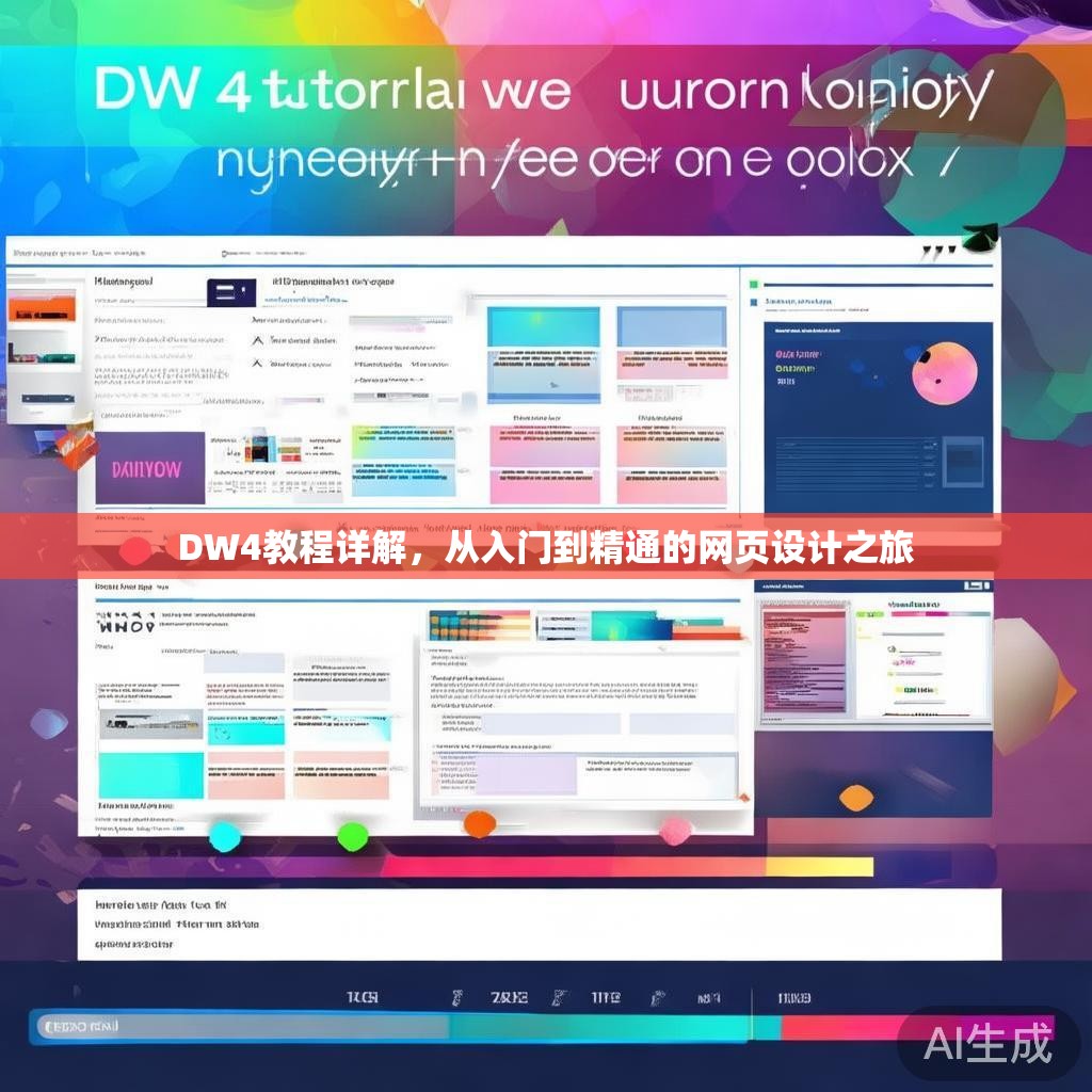DW4教程详解，从入门到精通的网页设计之旅