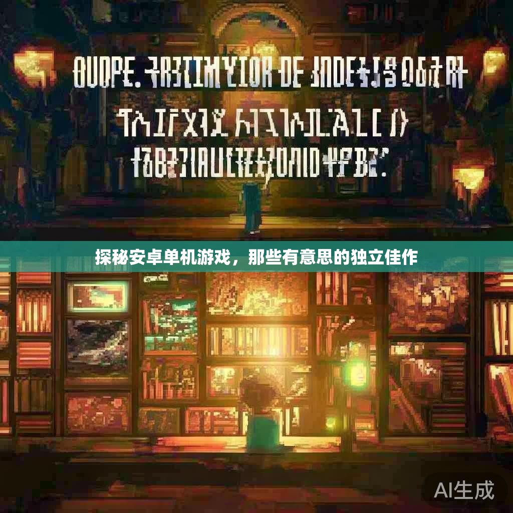 探秘安卓单机游戏，那些有意思的独立佳作