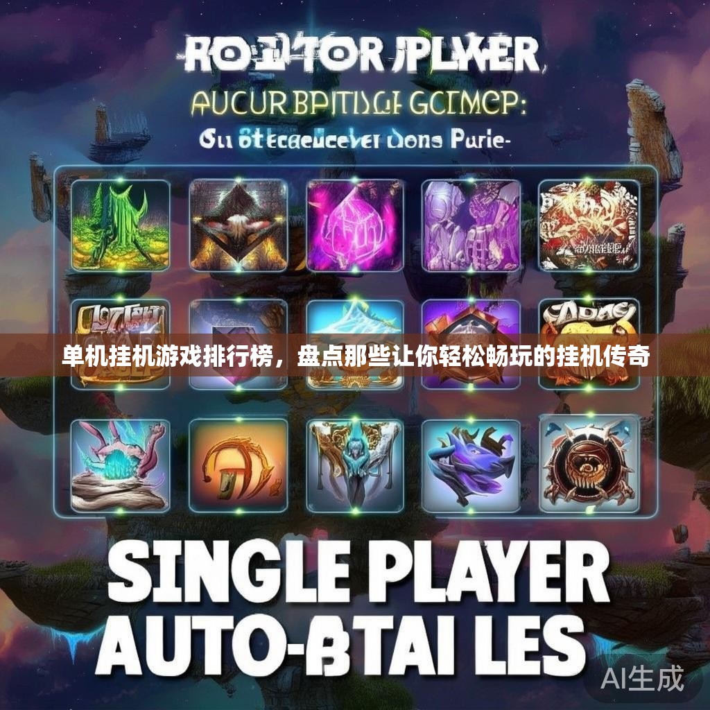 单机挂机游戏排行榜，盘点那些让你轻松畅玩的挂机传奇