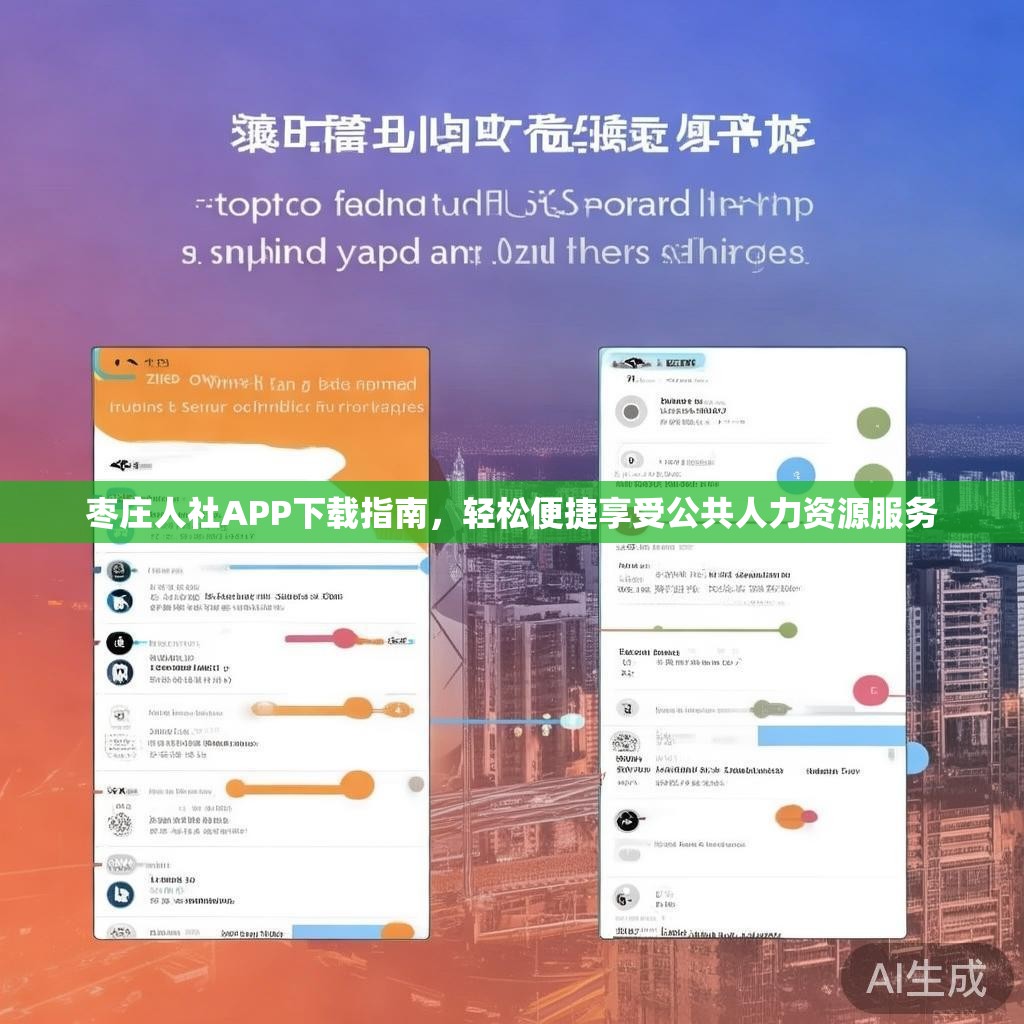 枣庄人社APP下载指南，轻松便捷享受公共人力资源服务