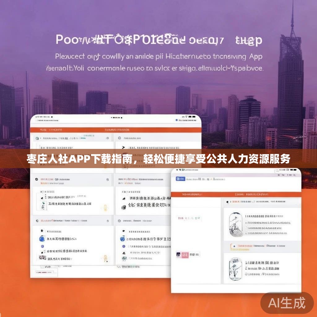 枣庄人社APP下载指南，轻松便捷享受公共人力资源服务