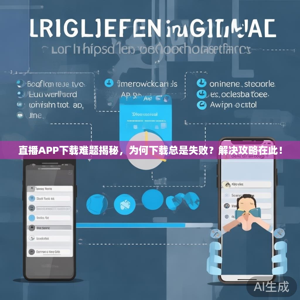 直播APP下载难题揭秘，为何下载总是失败？解决攻略在此！